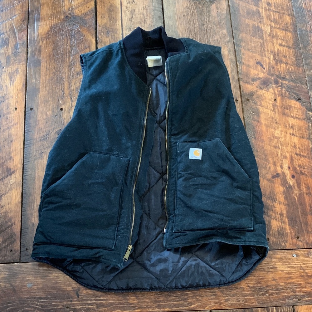Carhartt Men's Black Quilted Vest